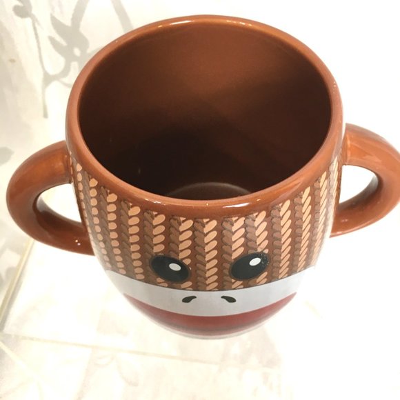 Sock Monkey Hot Coca Coffee Tea Mug Cup Galerie Vtg - Picture 3 of 7